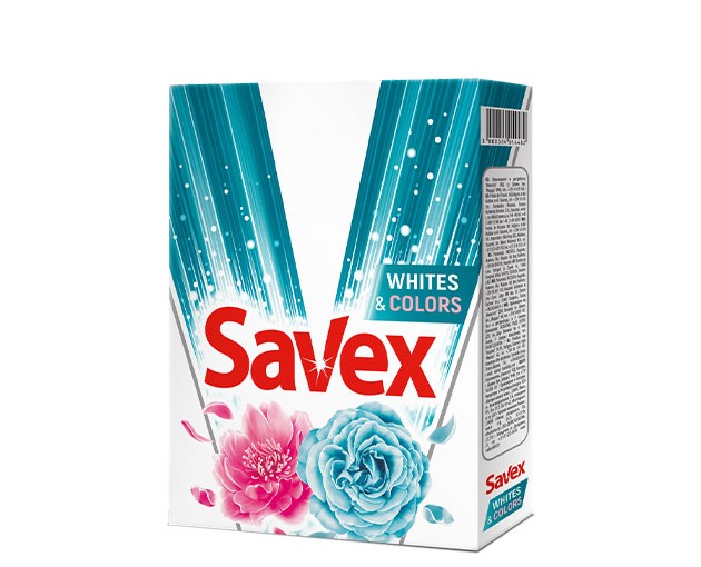 Savex სარეცხი ფხვნილი თეთრი და ფერადი